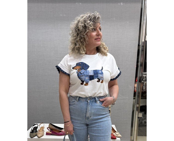 camiseta salchica denim