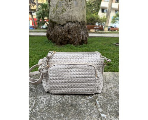 bolso crema