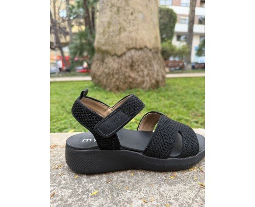 sandalia velcro 26M361 negro