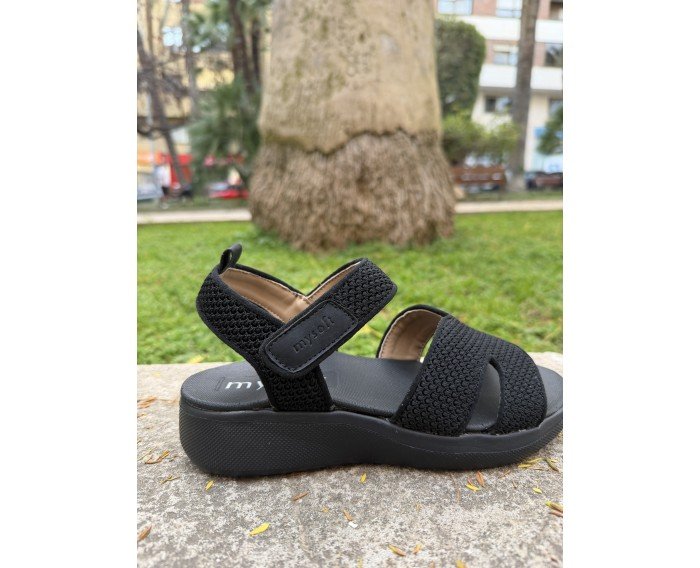sandalia velcro 26M361 negro