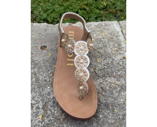 sandalia esclava mysoft 26M172 natural