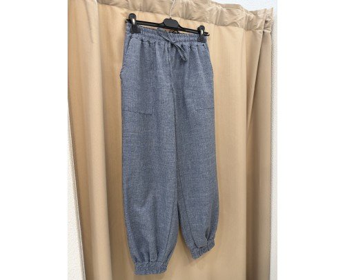 pantalon pu&ntilde;o azul