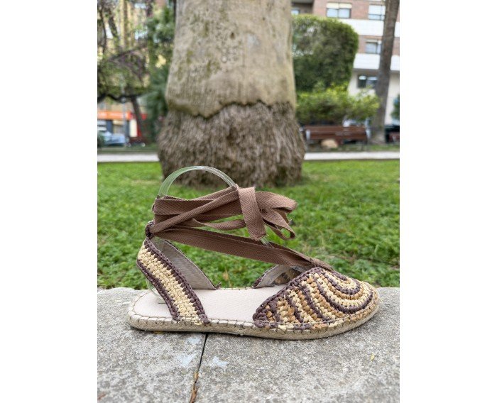 Alpargata espiral natural
