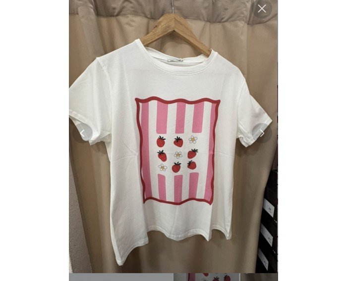camiseta fresas