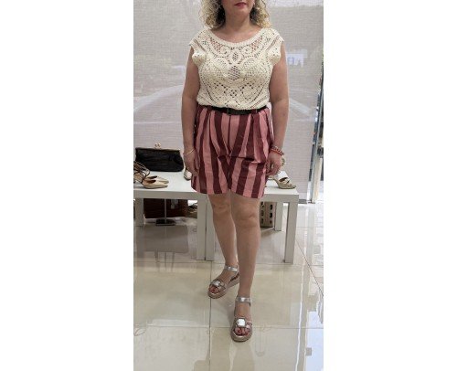 bermudas rosa rayas