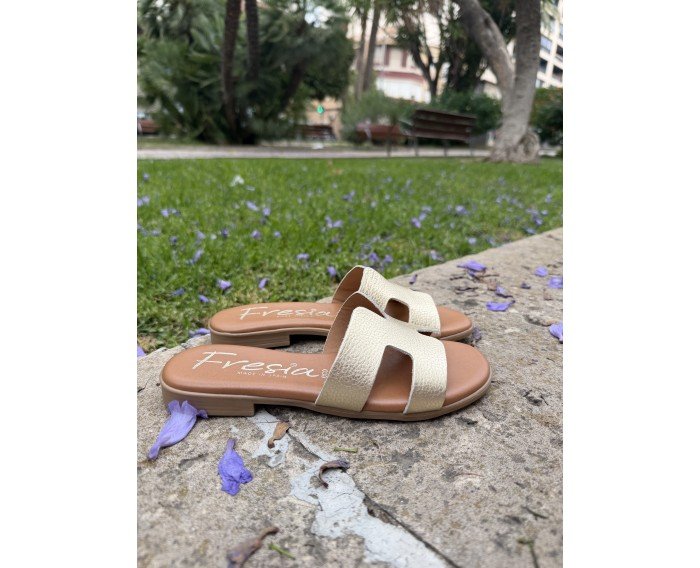 sandalia platino fresia 584