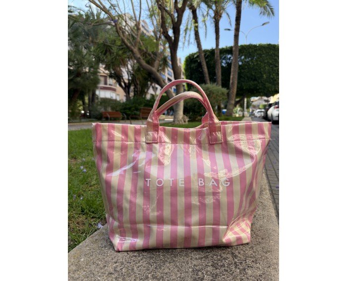 bolso amarillo rosa