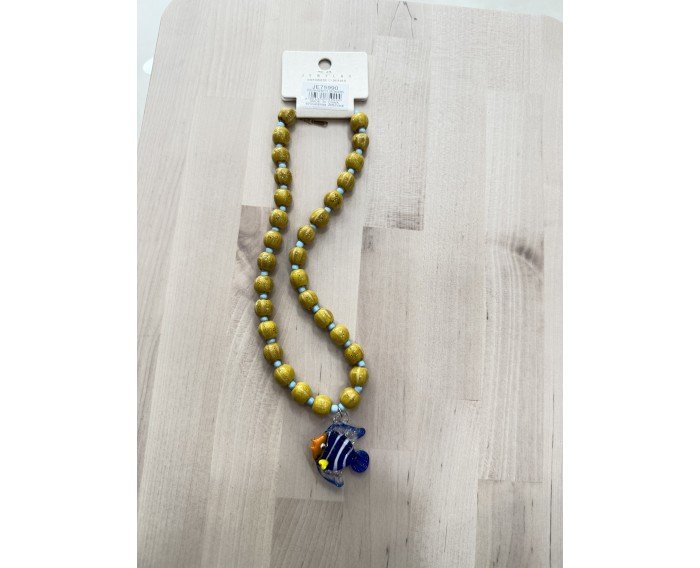 COLLAR  PEZ MOSTAZA