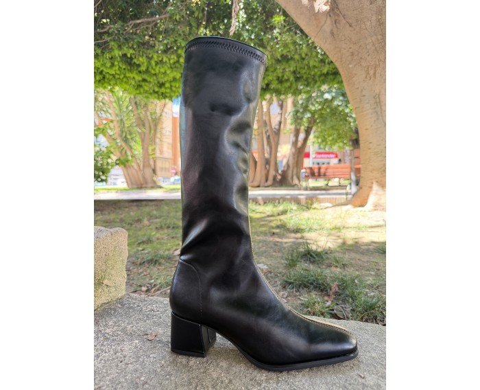 bota fax negro miss elastic