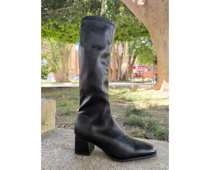 bota fax negro miss elastic