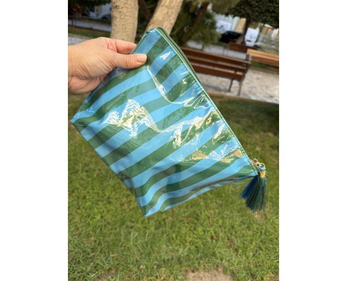bolsito verde azul