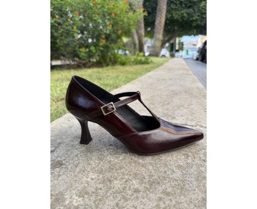 zapato de salon cafe 2884