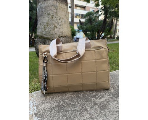 maxi bolso beige