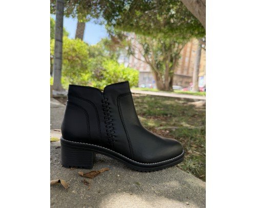 botin negro  valeria&acute;s 2855