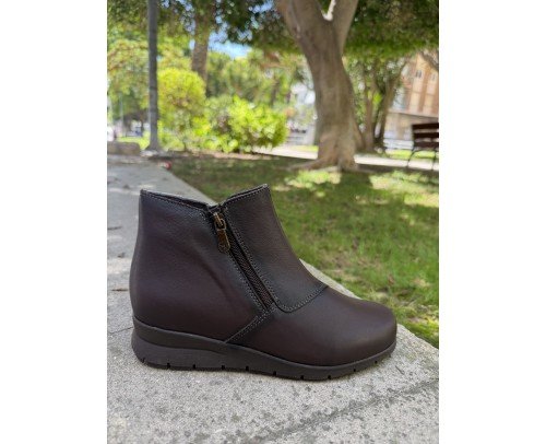 botin cu&ntilde;a 2801 marron