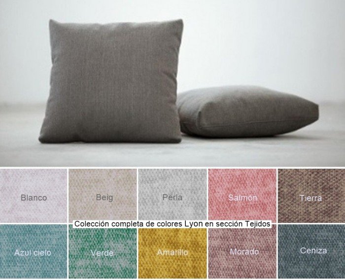 Pack 2 cojines cuadrados