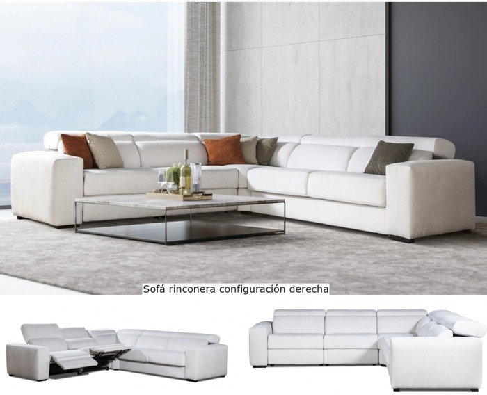 Sofá relax rinconera Etna 3