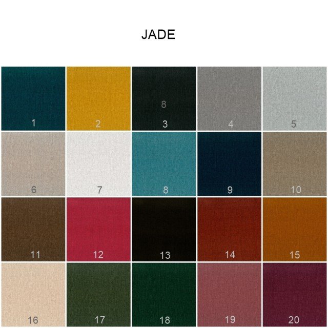 Colores tela Jade