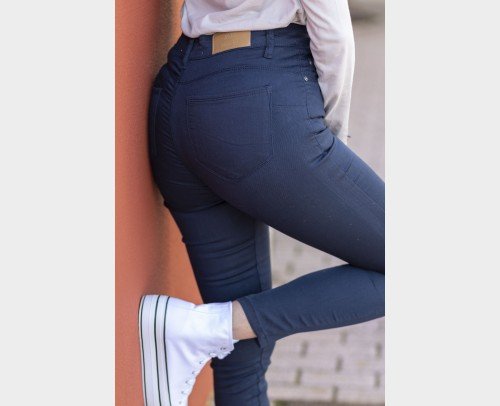Jean Push Up azul oscuro