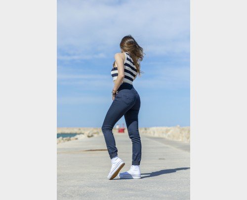 Jean Slim Primavera azul oscuro