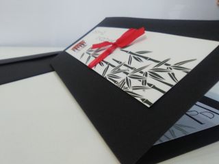 Una invitación inspirada en la cultura japonesa
