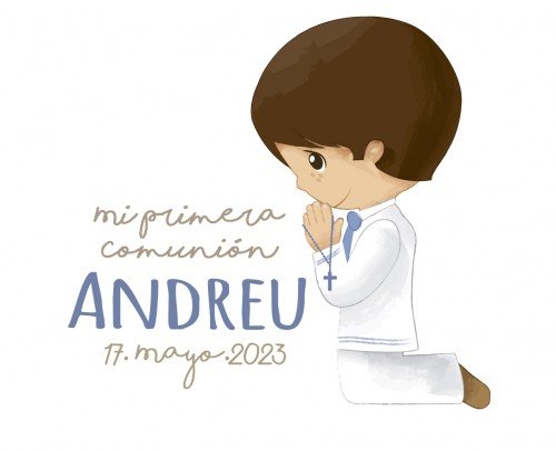 ni&ntilde;o comuni&oacute;n ref.(CM006.04)