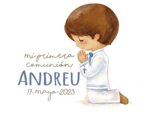 ni&ntilde;o comuni&oacute;n ref.(CM006.04ACU)