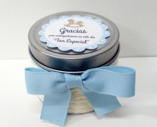 vela fragancia baby azul