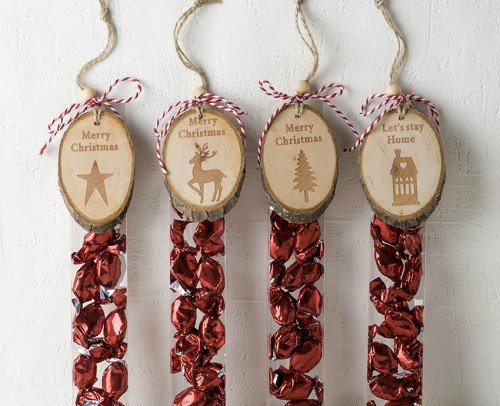 pack 4 estuches navideños con caramelos