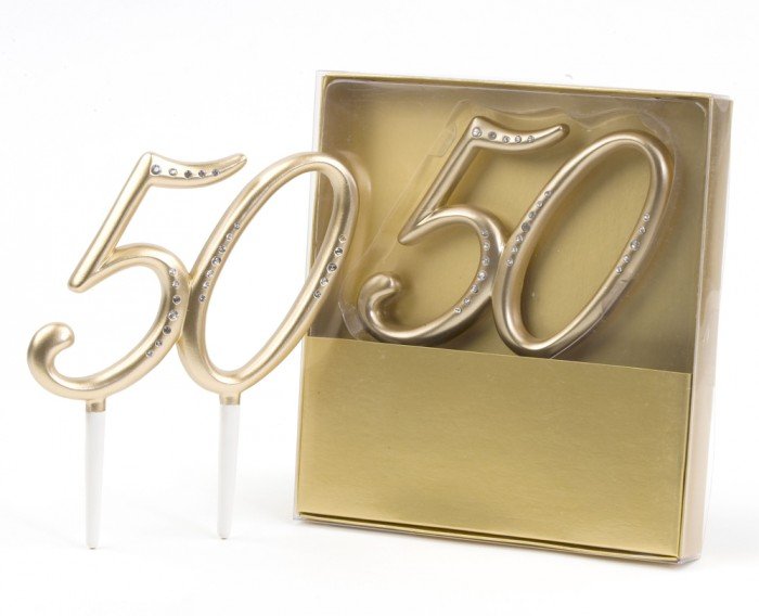 decoración pastel 50º aniversario