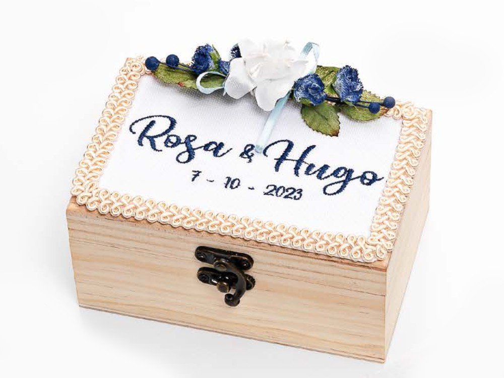 caja arras personalizado :: especial boda :: arras, cestas y cojines