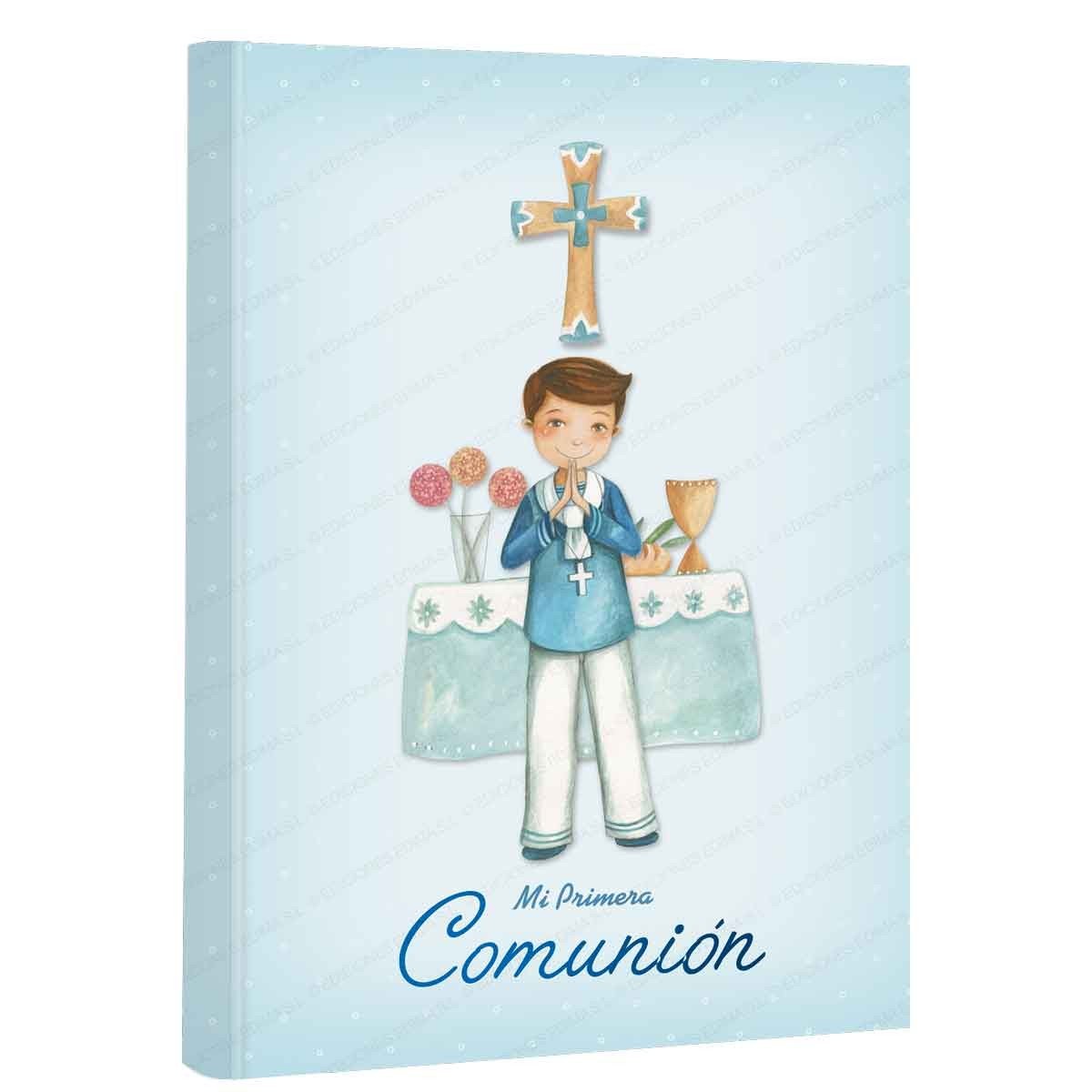 Libro de firmas comunion niño: Libro de comunión personalizado e original -  Regalo para primera comunión de niño. Español (Spanish Edition)