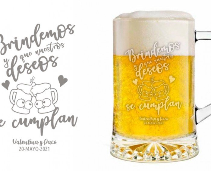 Jarra de cerveza, 11 personalizado Jarra de cerveza, boda la Cristalería,  Personalizar cerveza taza, el padre de la novia & Padre de la grooms –  Taza