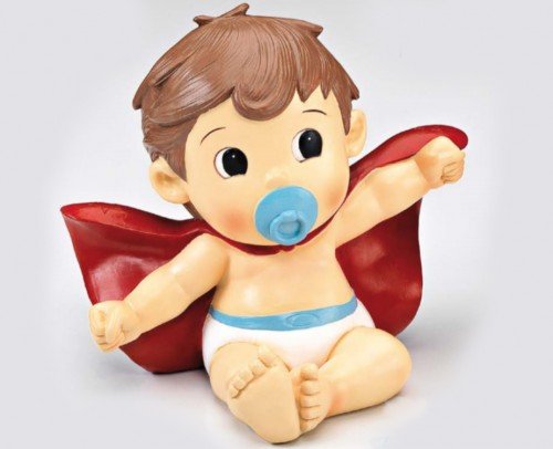 hucha bebé super héroe