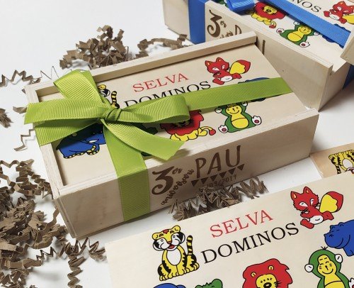 kit 4 juegos dominó selva