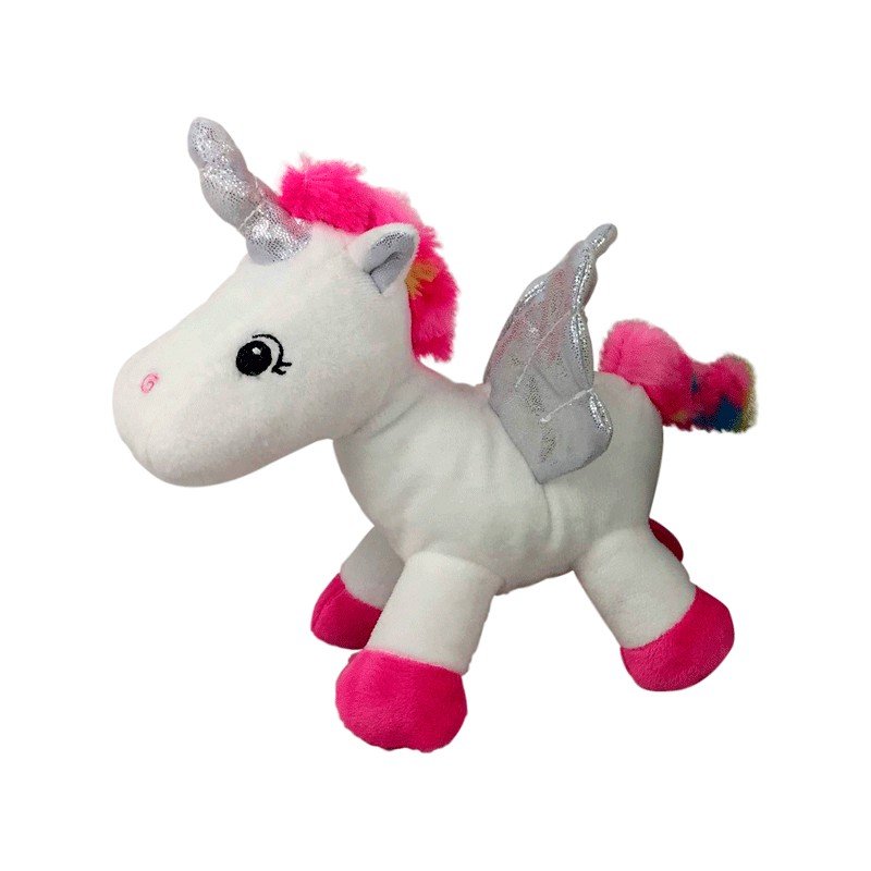 Bonito peluche de unicornio rosa • Mi Peluche