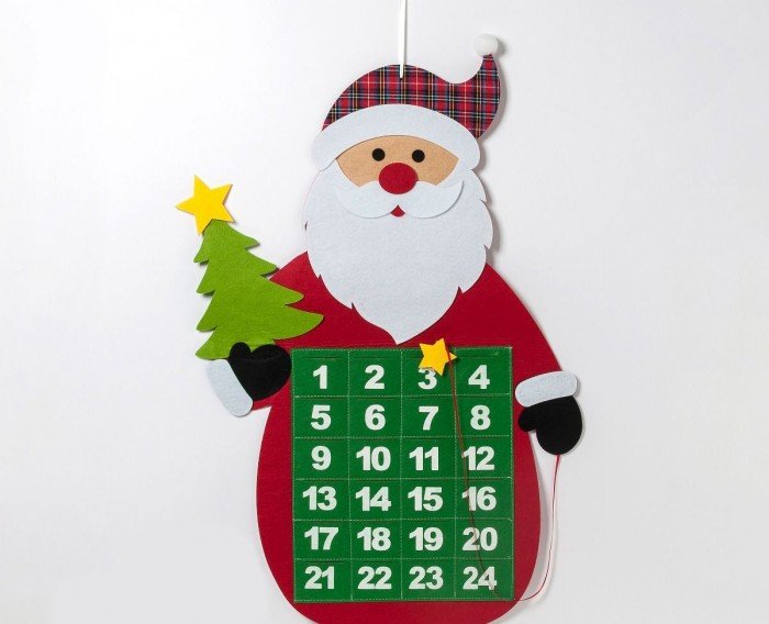 calendario adviento Papá Noel