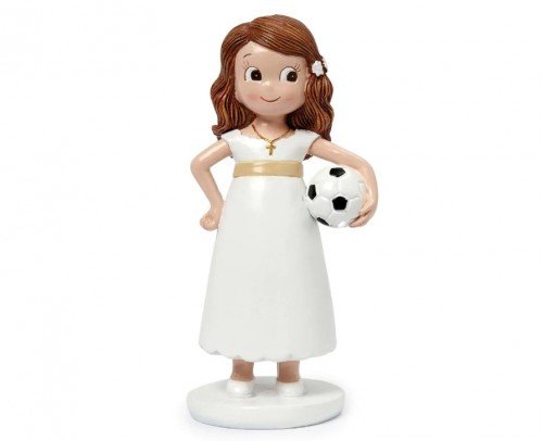 figura niña fútbol