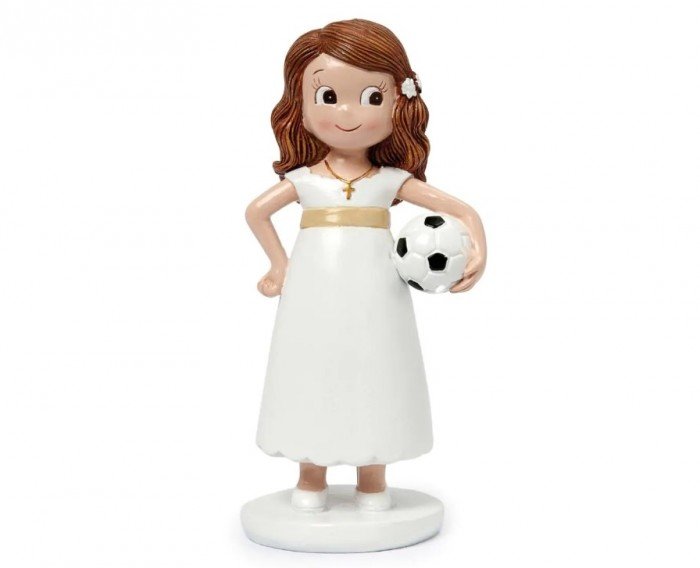 figura niña fútbol