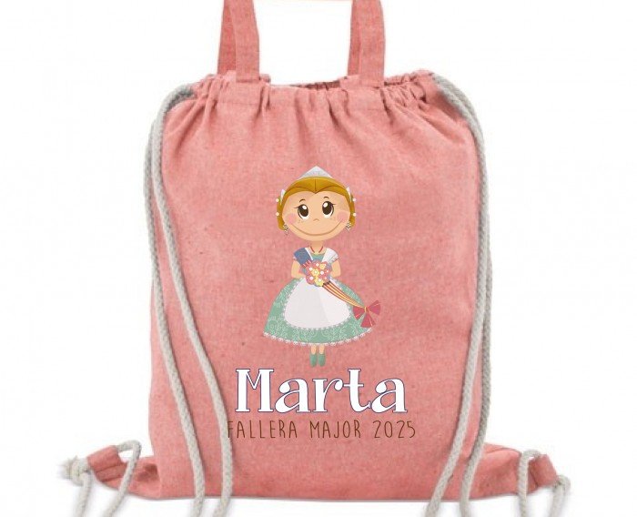 mochila fallera personalizada