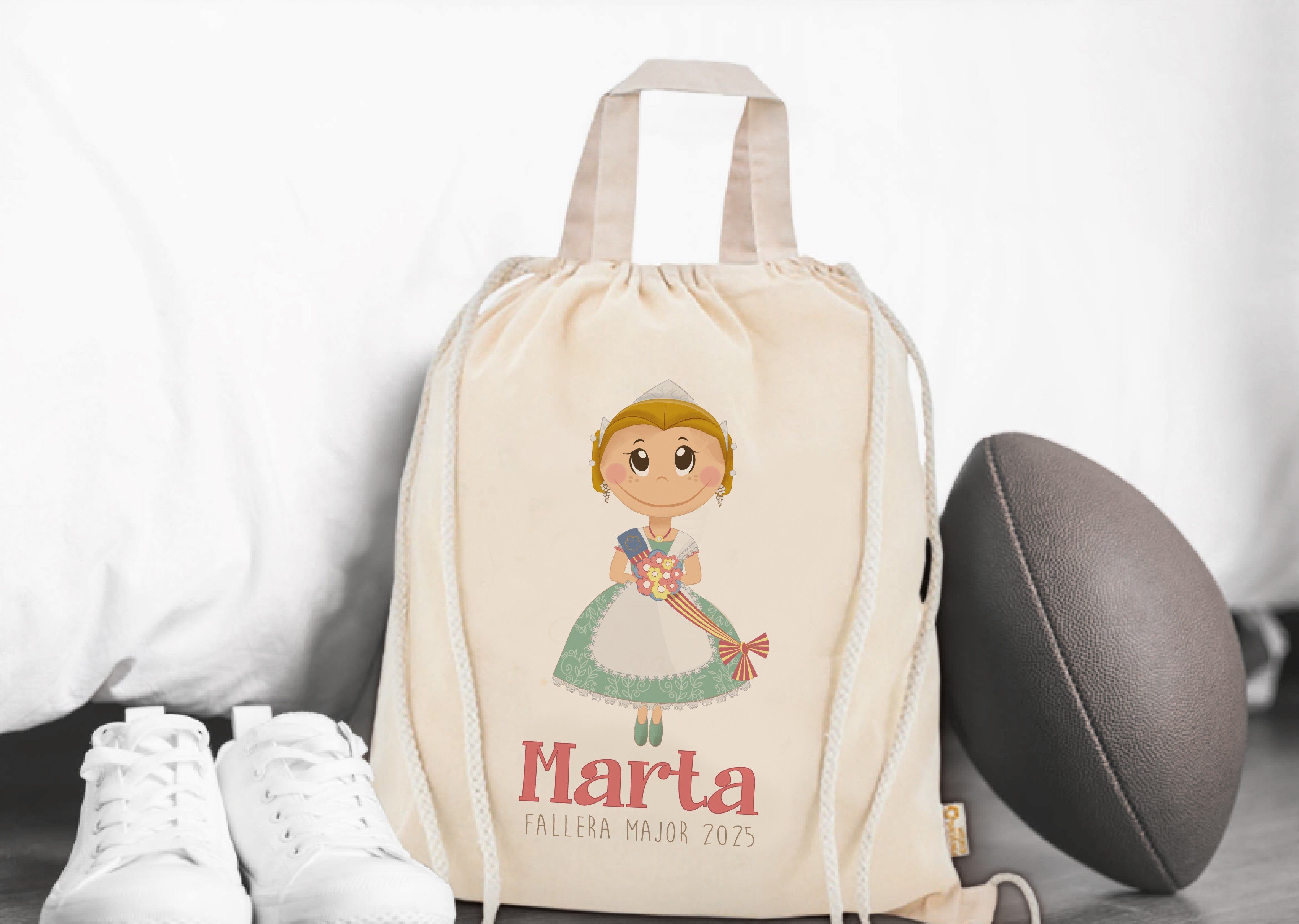 mochila fallera personalizada :: regalos para cada ocasión :: regalos