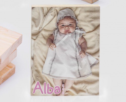 madera foto personalizada
