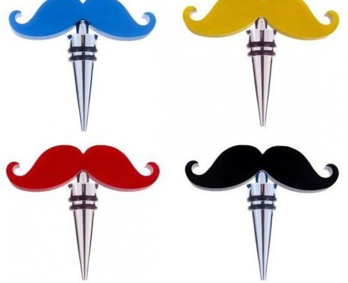 tapón vino mostacho