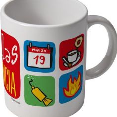 Taza cerámica iphallas boxeta