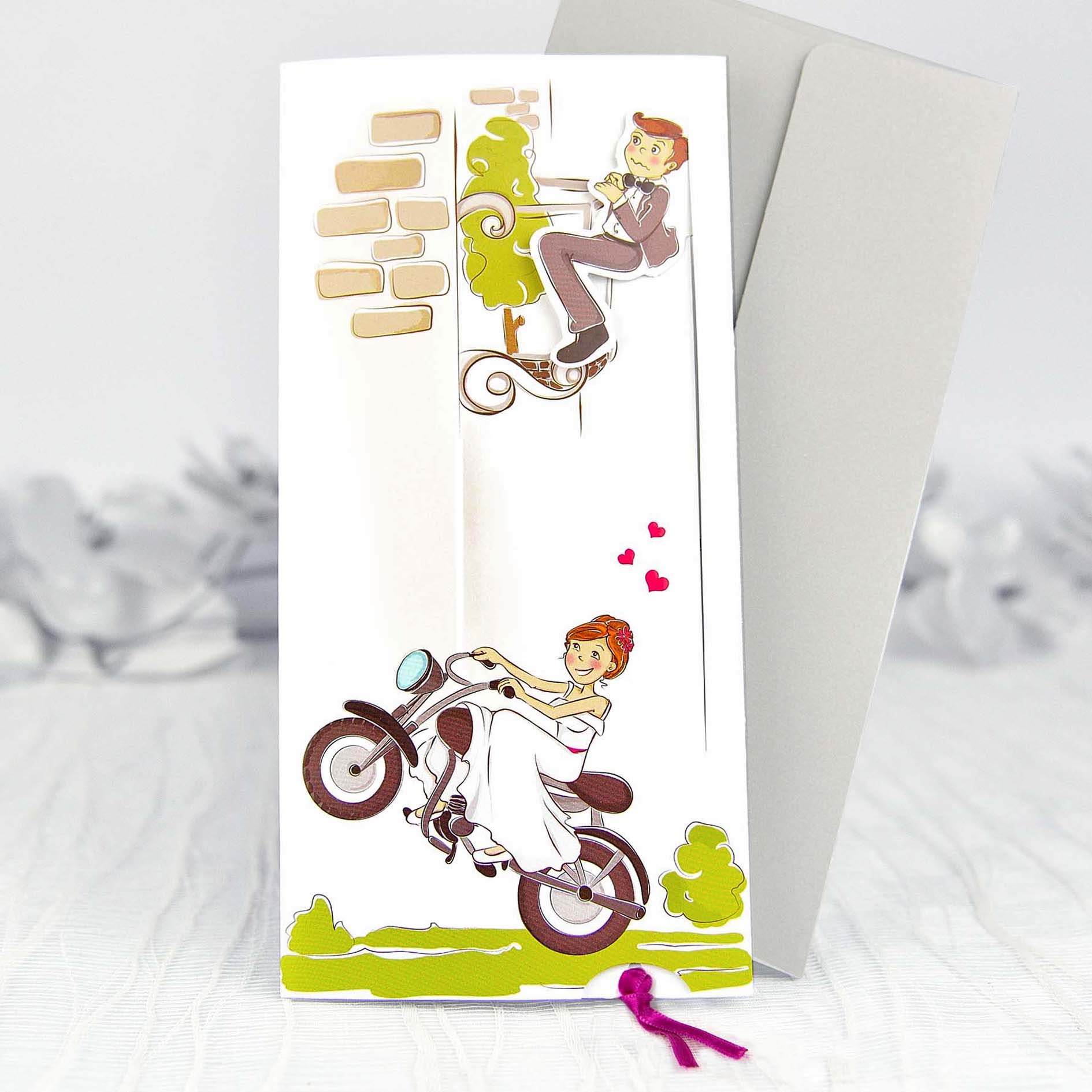 invitacion boda motoristas