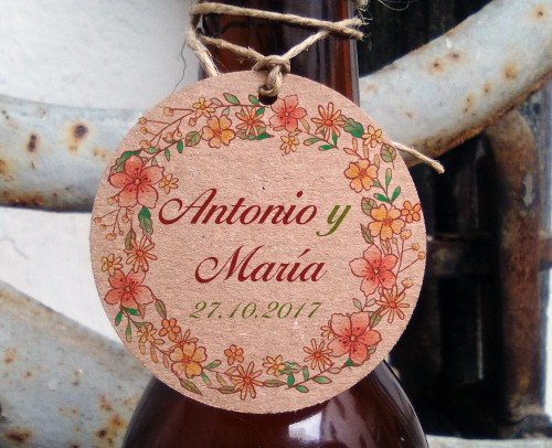 etiqueta vintage