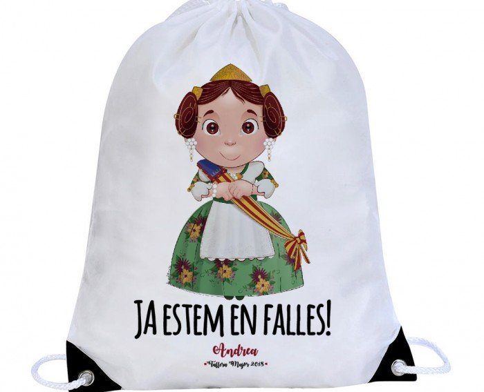 mochila blanca 