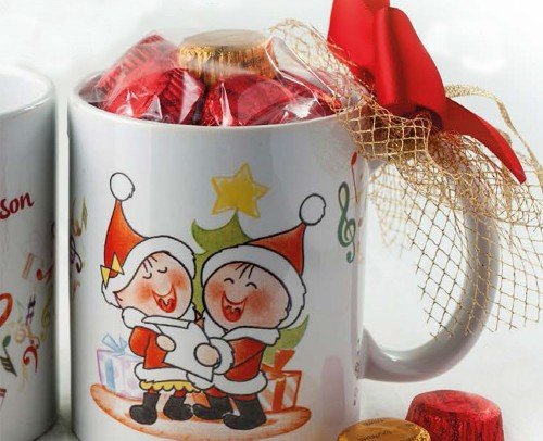 taza navideña