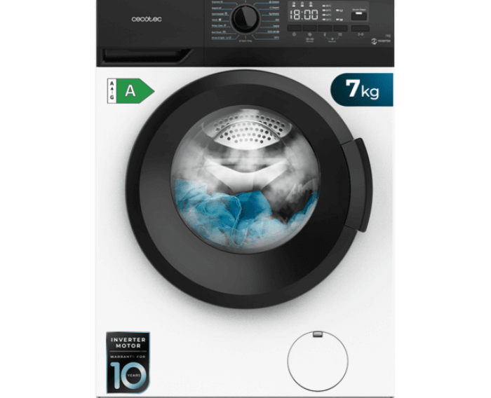 Bolero DressCode 7300 Inverter A Lavadora de 7 kg de capacidad y 1200 rpm., 15 programas, clase A, Motor Inverter Plus, SteamMax.