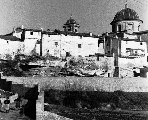 Vista San Nicolás desde debajo de los huertos 1956